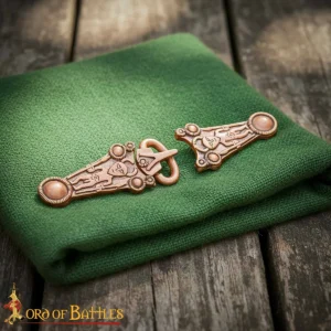 Early Medieval Finglesham Bronze Belt Buckle Set  - Discontinued