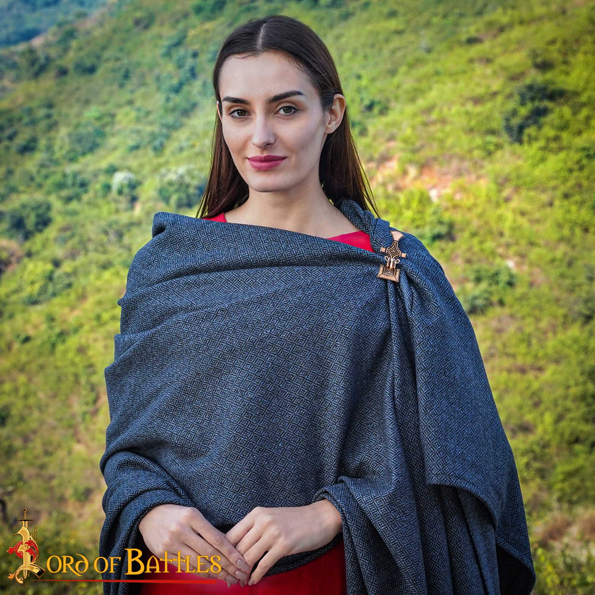 7th Century Germanic Antique Bronze Fibula Brooch Early Medieval Clothing Pin-26466BZAT-BZ 1