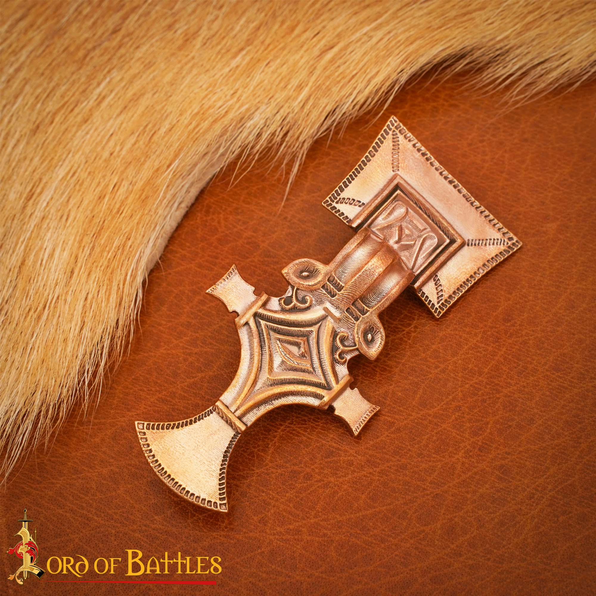 7th Century Germanic Bronze Fibula Brooch Early Medieval Clothing Pin-26466BZ