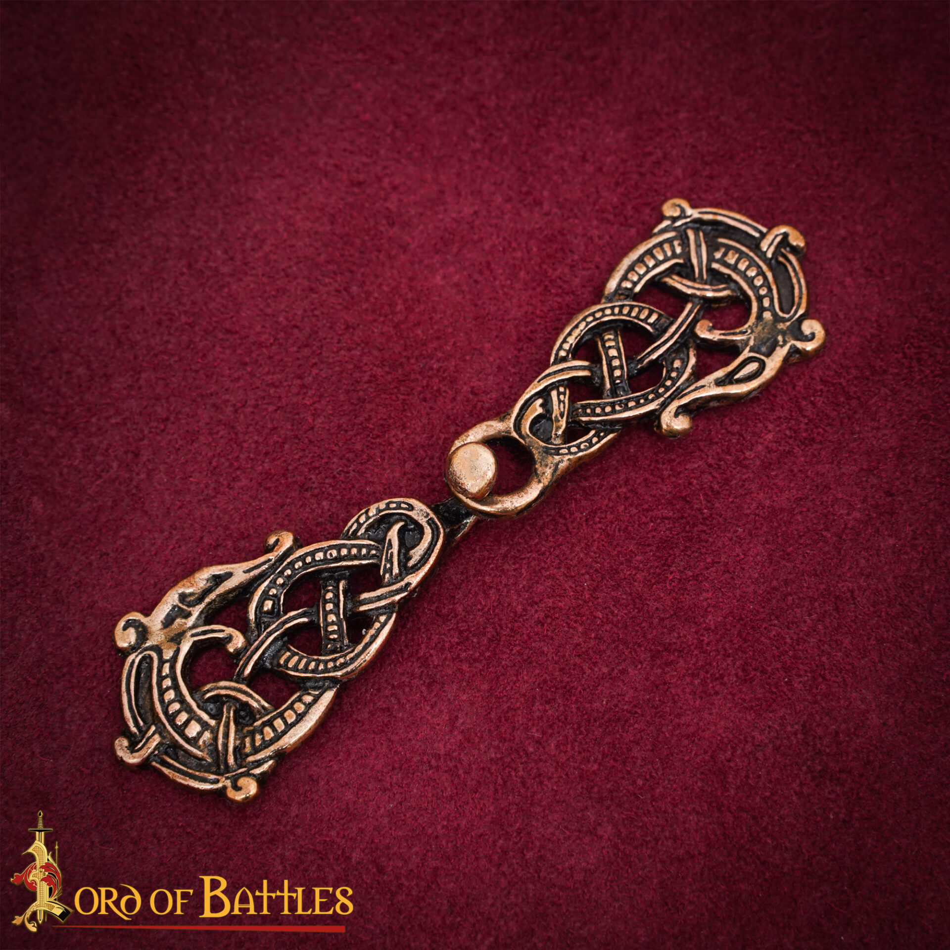 Twin Dragonhead Clasp