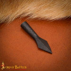 Medieval Forged Iron Arrowhead – Diamond Point Natural Finish