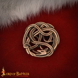 Celtic Belt Buckle Serpent Knot Design