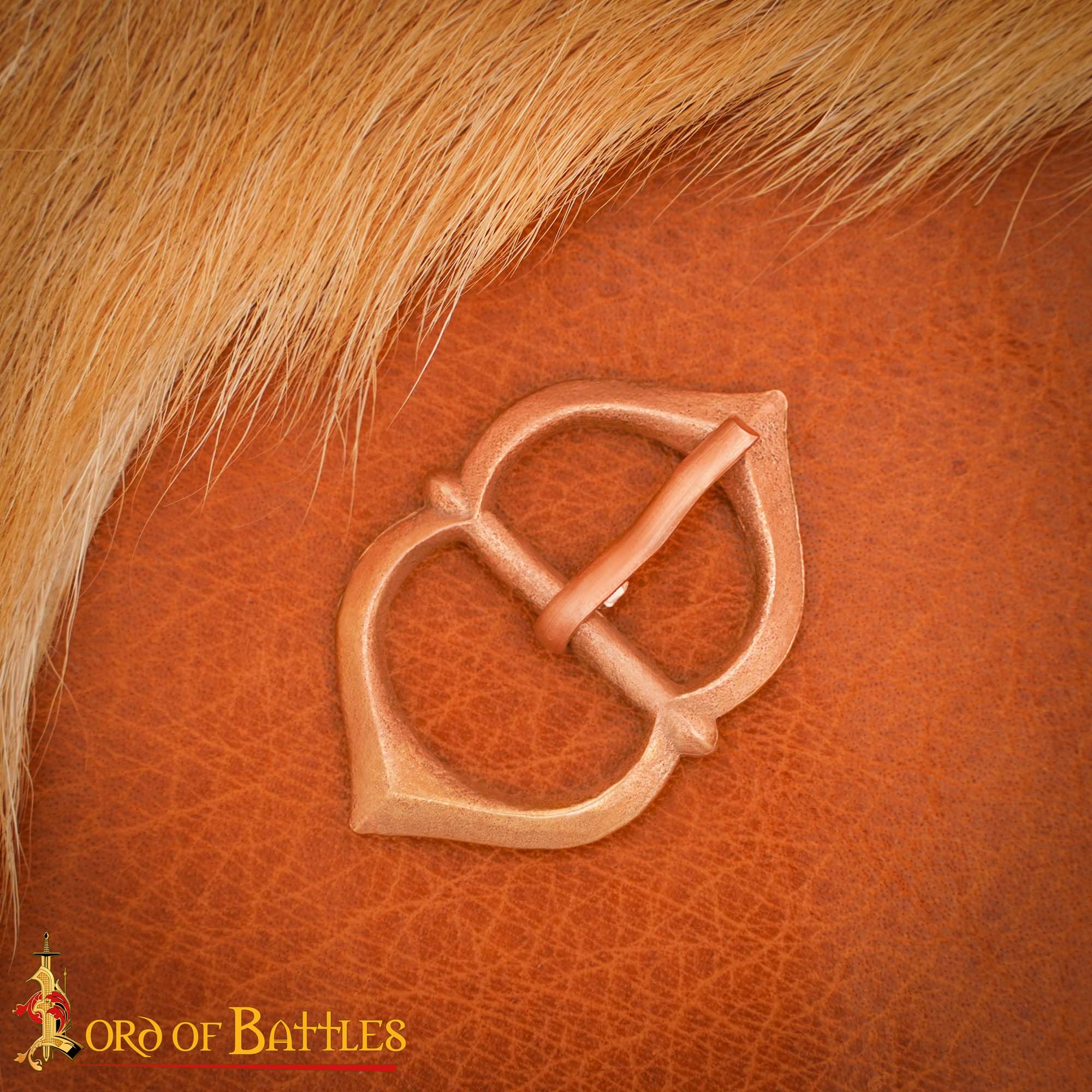 14th Century Solid Antique Bronze Buckle-8901BZ