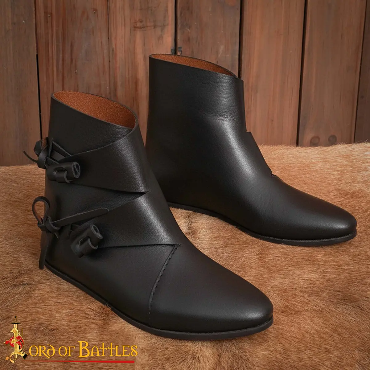 medieval toggle shoes