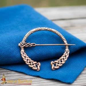 Viking Brooch Bronze Penannular Fibula