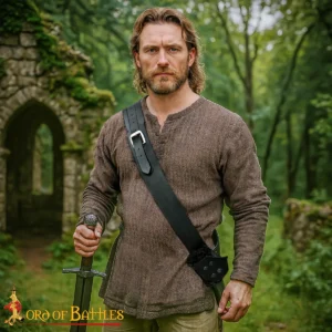 Medieval Genuine Baldric Leather