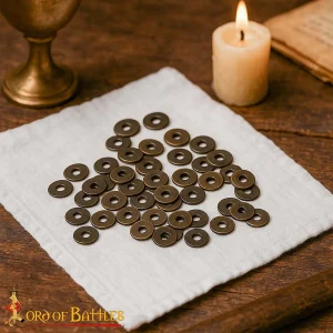 Set of 50 Brass & Antique Brass Washers – Accessories