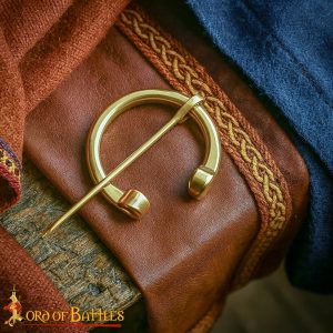Medieval Brass Penannular Cloak Brooch