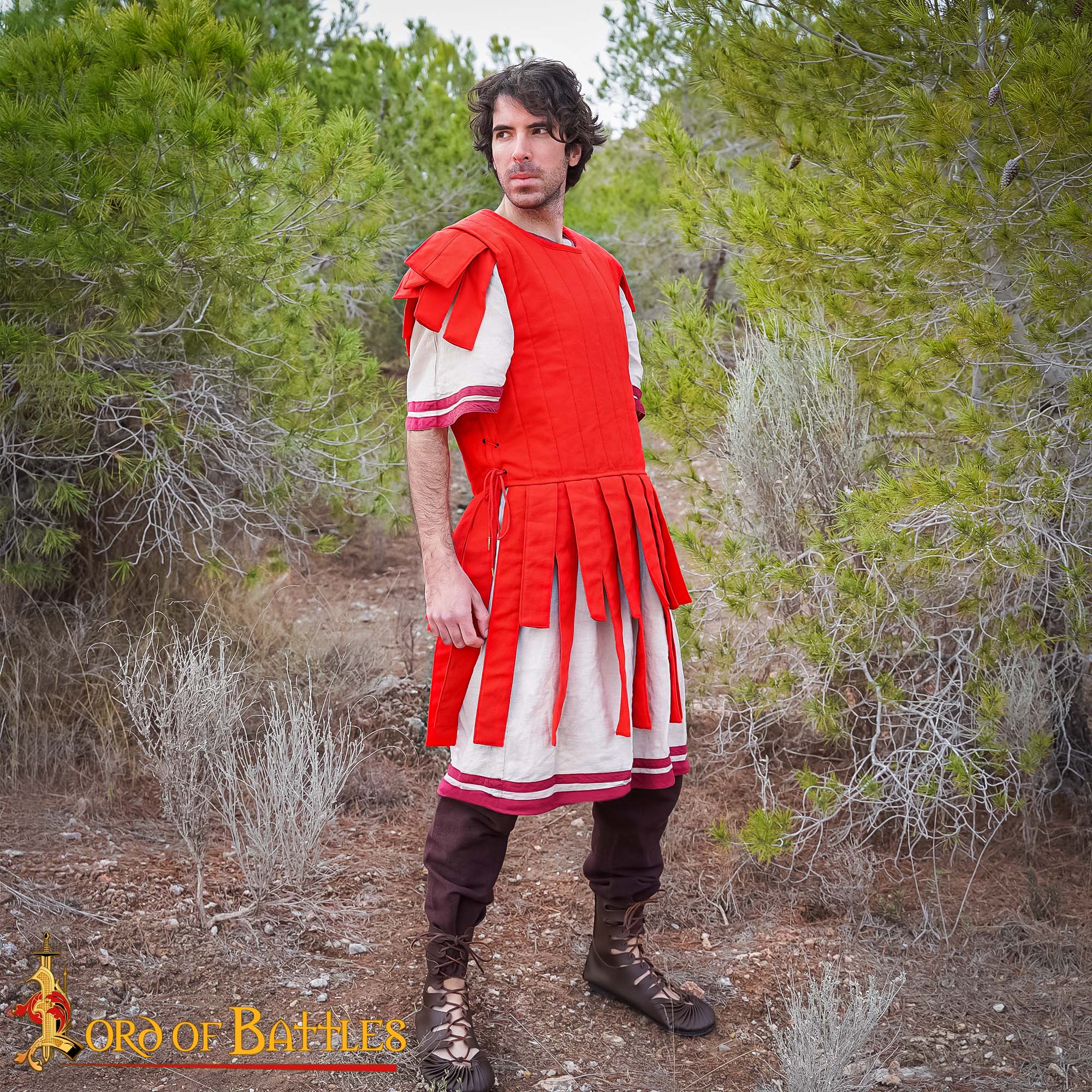 Roman Subarmalis Quilted Cotton Armor Vest-25308