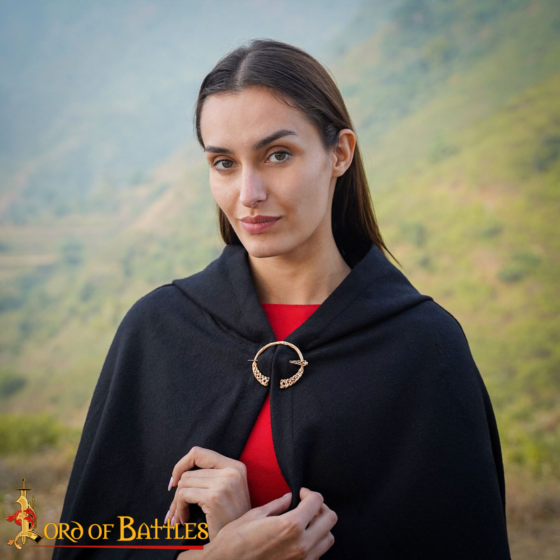 Viking Age 10th Century Solid Bronze Penannular Brooch Norse Knotwork Design-26491BZ 5