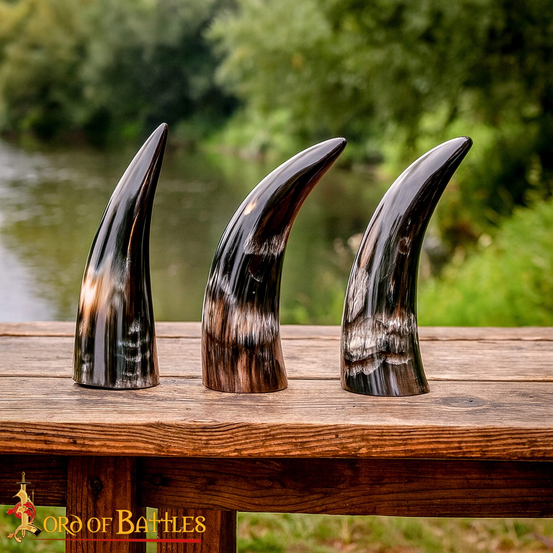 Viking Norse Drinking Horn-4204XS-3pcs 5