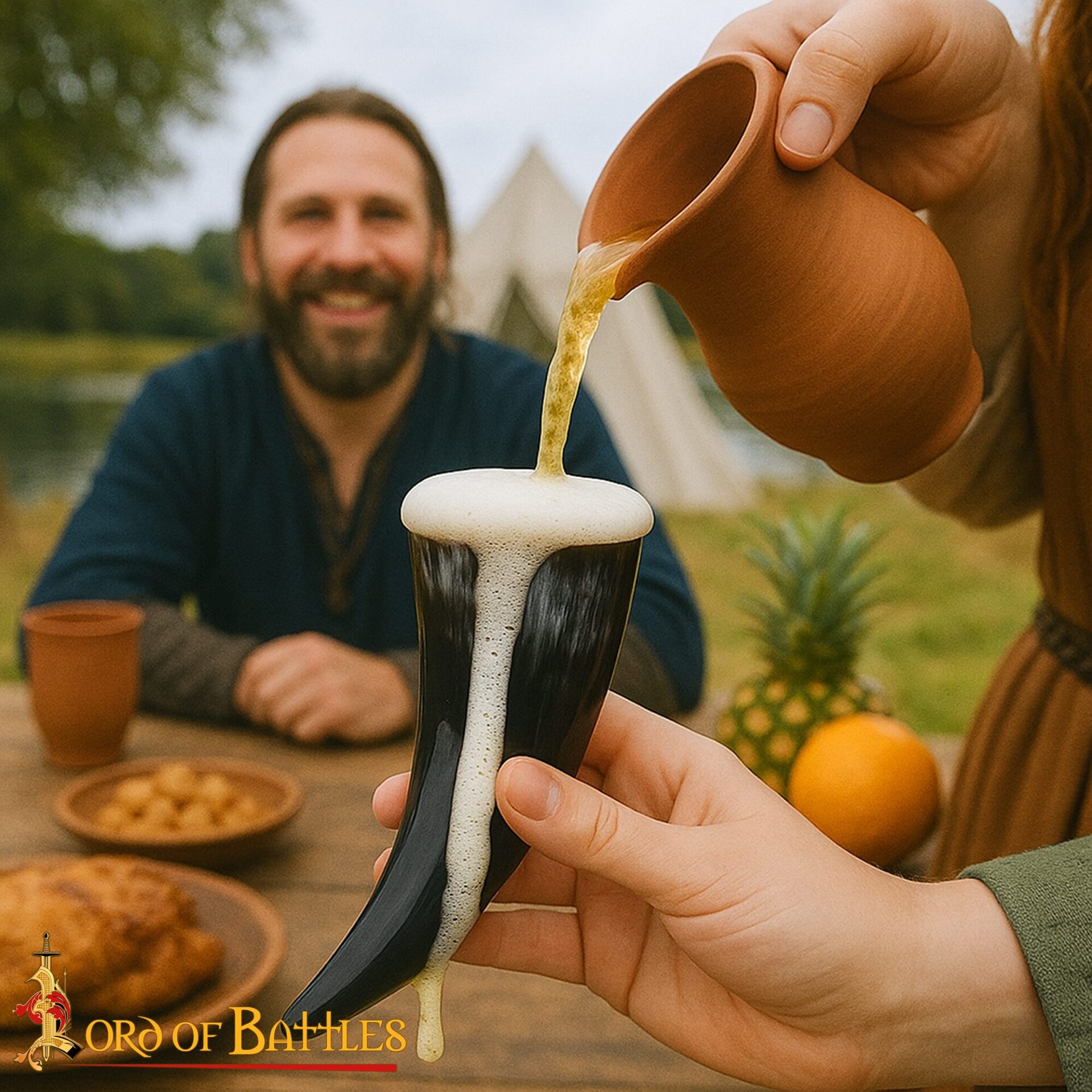 Viking Norse Drinking Horn-4204XS-3pcs 6