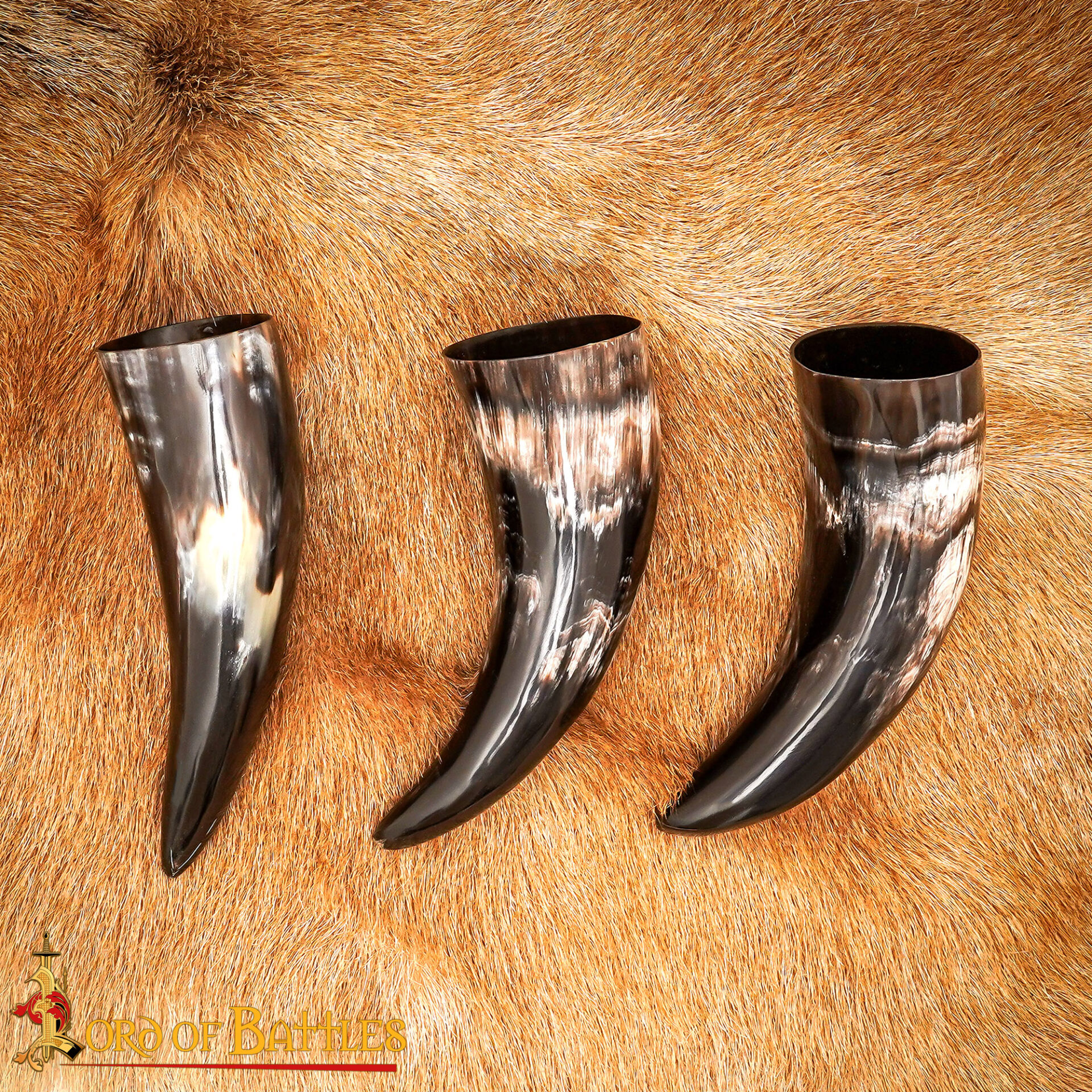 Viking Norse Drinking Horn-4204XS-3pcs 7