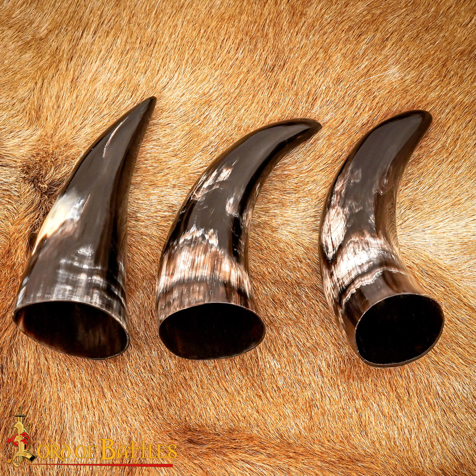 Viking Norse Drinking Horn-4204XS-3pcs 8