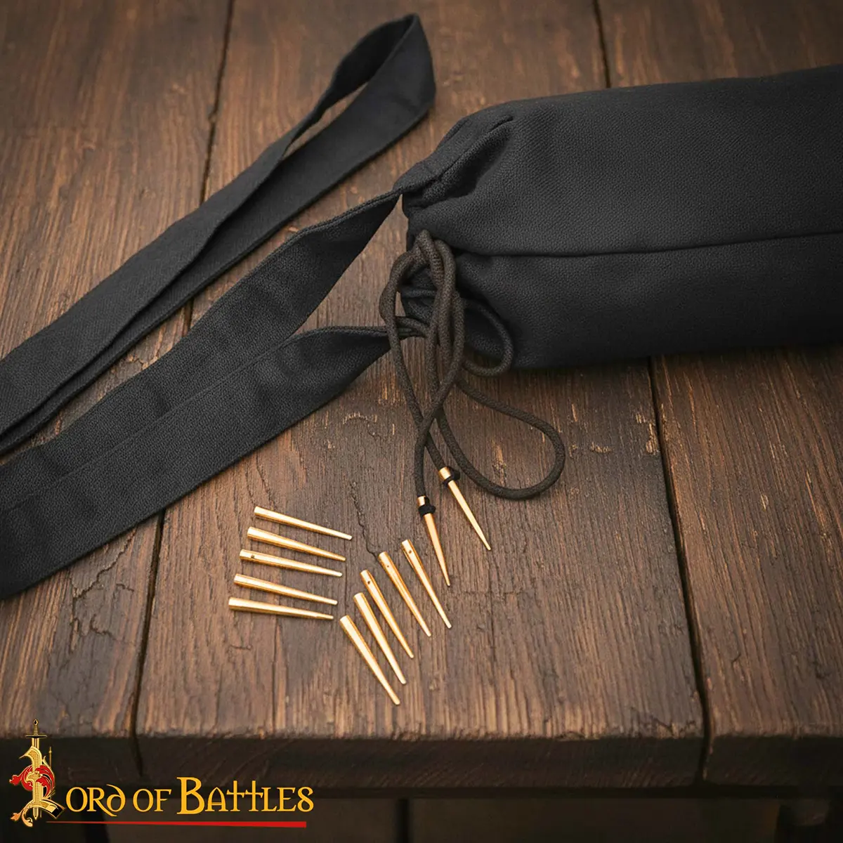 Medieval Aglets | Brass Garment Lacing Tips Set Medieval Aglets | Brass Garment Lacing Tips Set - Image 6