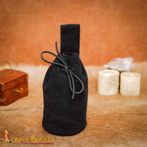 Medieval Pouch in Suede Leather