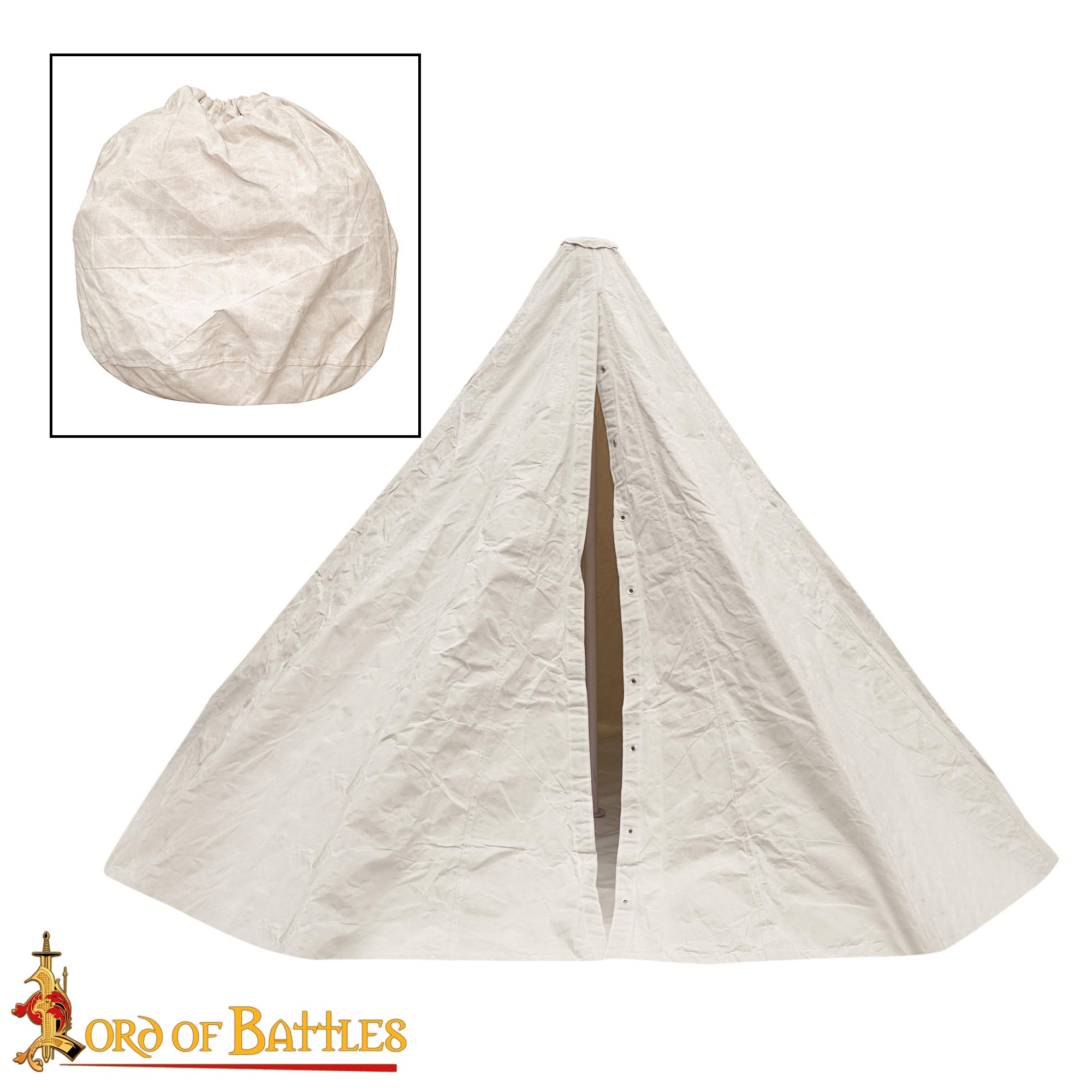 Heavy Duty Medieval Conical Canvas Tent - 26541E 3