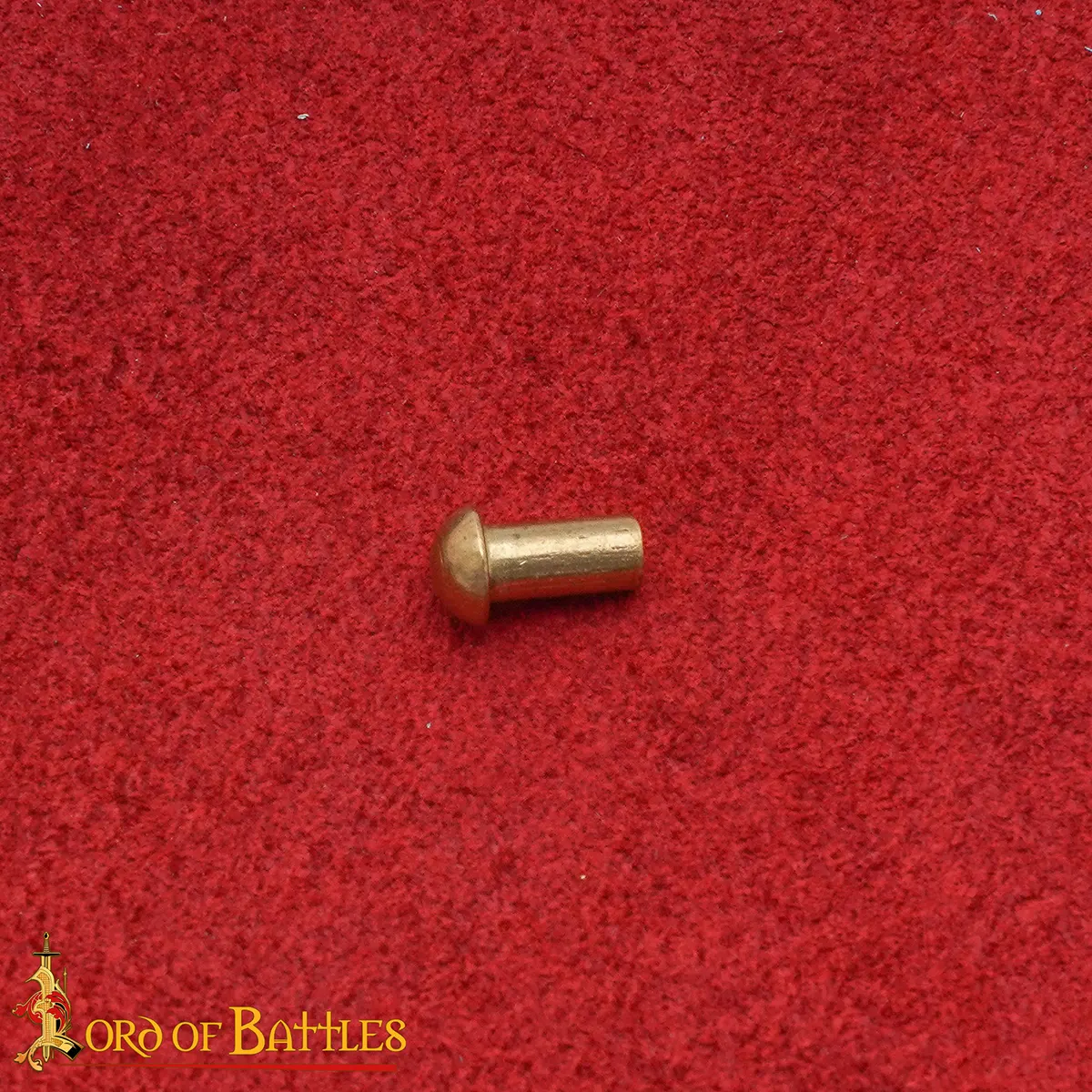 Solid Brass Mushroom Head Rivets Solid Brass Mushroom Head Rivets - Image 8