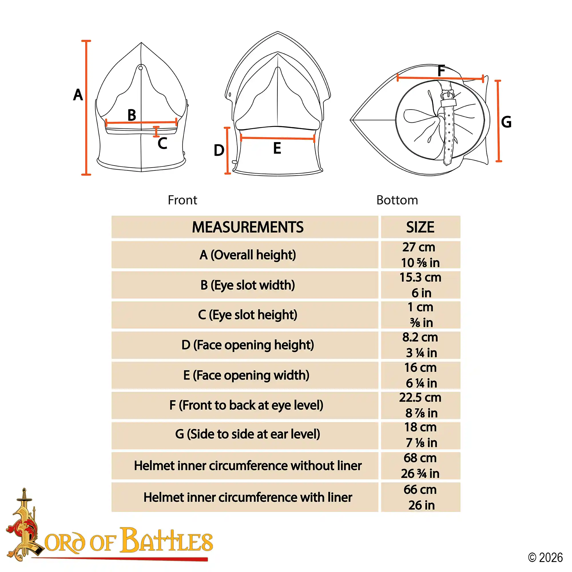 German Sallet Helmet 16 Gauge German Sallet Helmet 16 Gauge - Image 3