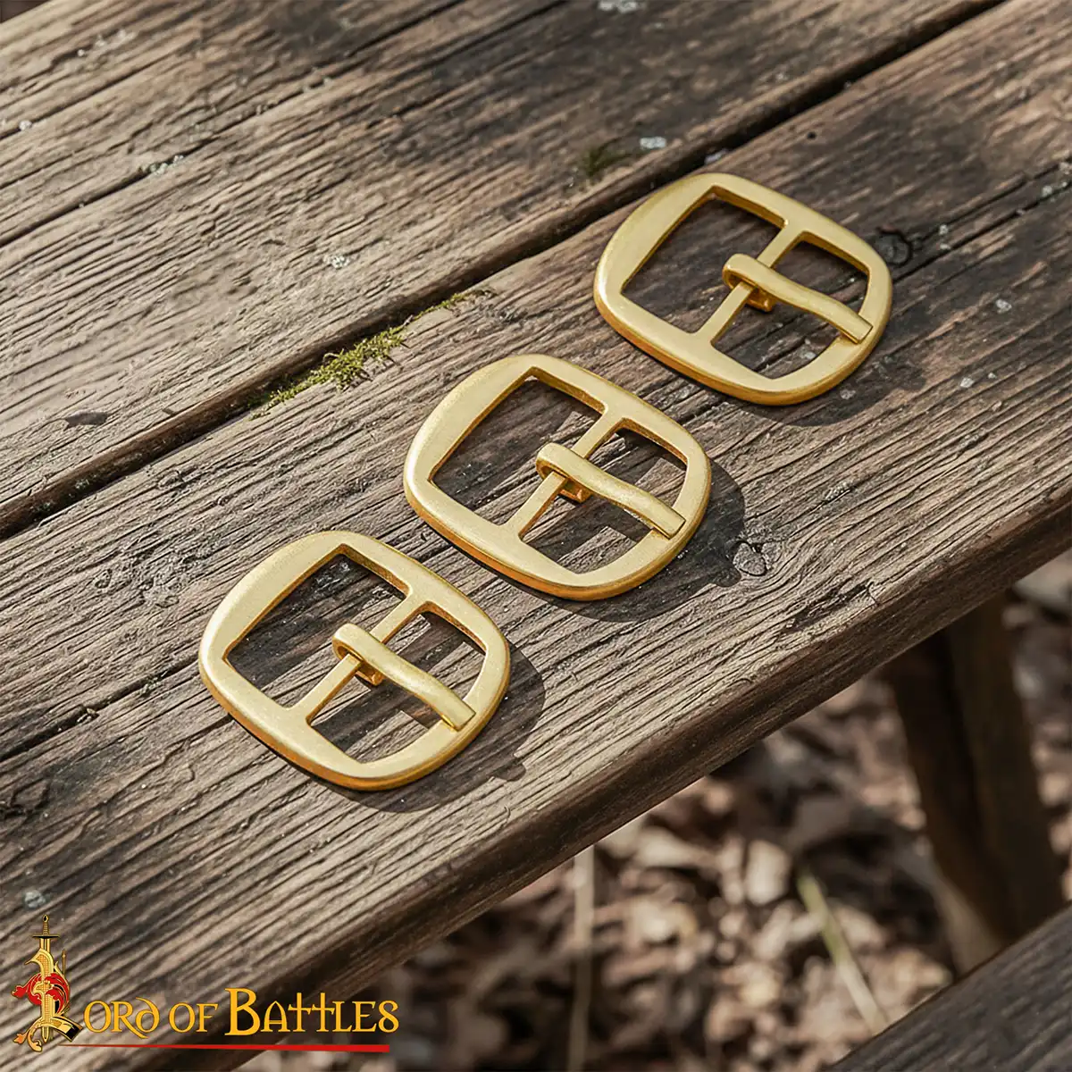 Brass Belt Buckles Late Medieval Brass belt buckles