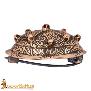 Viking Turtle Brooch Pin - Lost Wax Cast