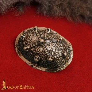 Viking Turtle Brooch Pin - Lost Wax Cast