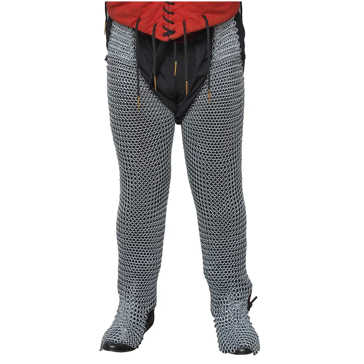 Medieval Chainmail Leggings 10mm Butted Rings 16 Gauge Medieval Chainmail Leggings 10mm Butted Rings 16 Gauge