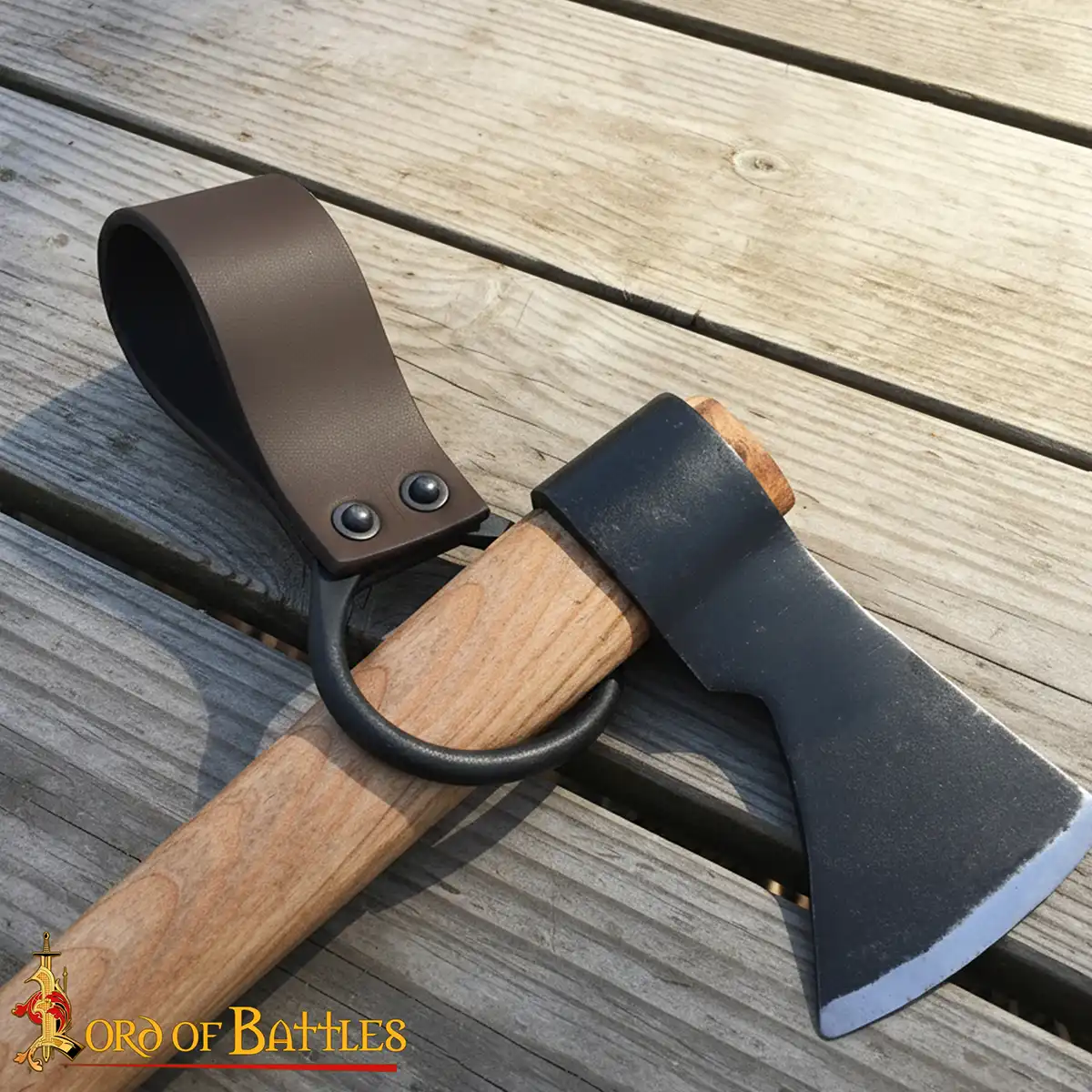 Brown Leather Axe Holder Frog Brown Leather Axe Holder Frog - Image 7