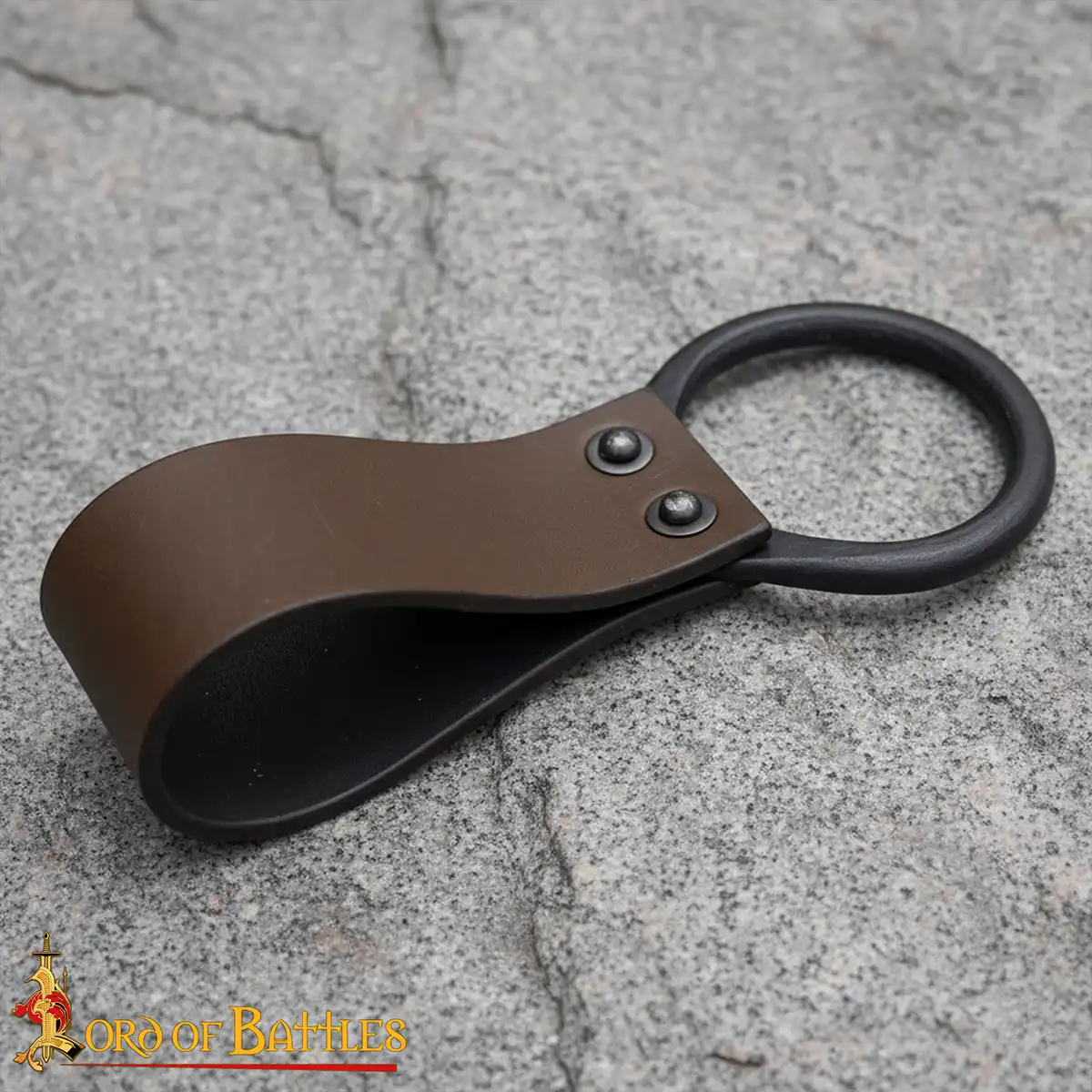 Brown Leather Axe Holder Frog Brown Leather Axe Holder Frog - Image 6