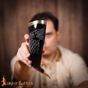 Fenrir Wolf Drinking Horn
