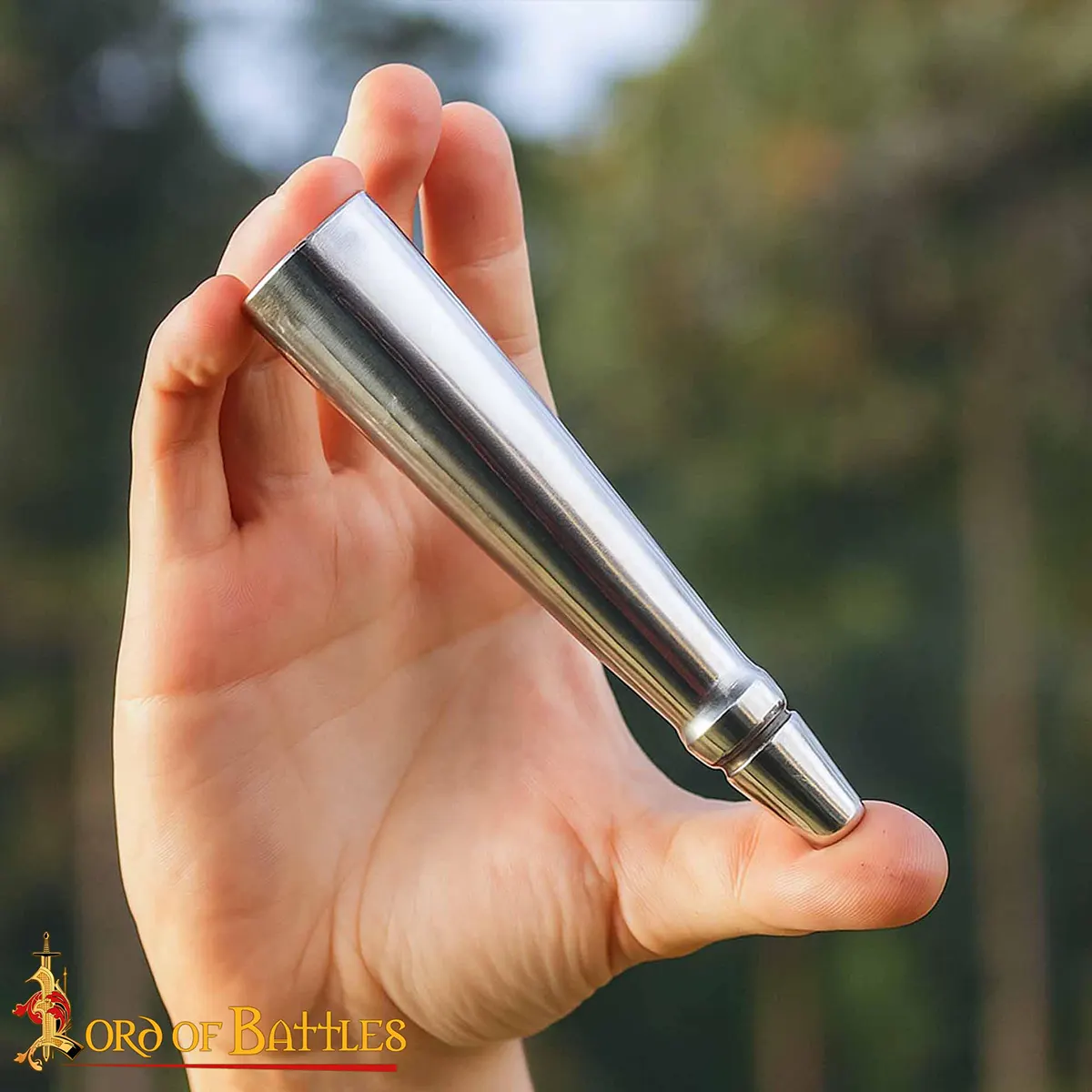 Hand-Forged Medieval Spear Butt Cap- Polished steel finish Hand-Forged Medieval Spear Butt Cap- Polished steel finish - Image 8