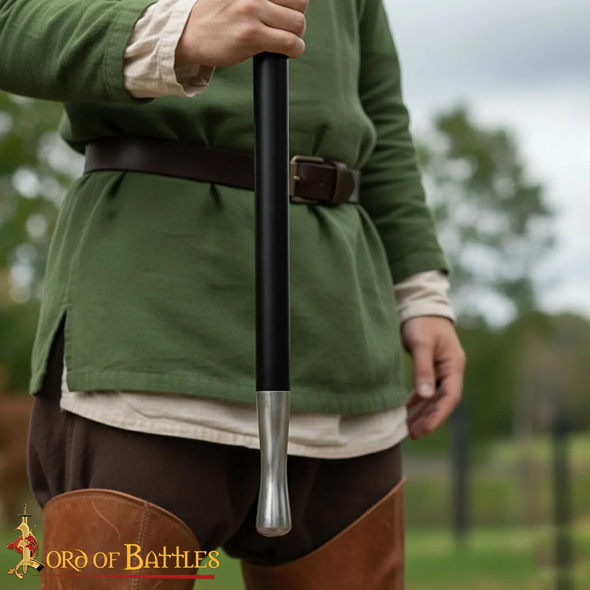 Hand-Forged Medieval Spear Butt Cap- Polished steel finish Hand-Forged Medieval Spear Butt Cap- Polished steel finish - Image 7