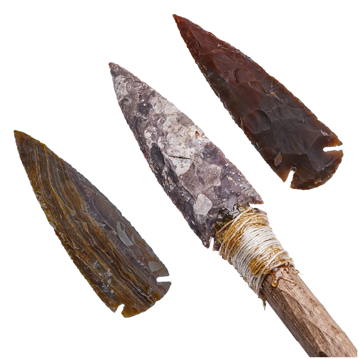 Handcrafted Pre Historical Flint Stone Arrowhead Handcrafted Pre Historical Flint Stone Arrowhead - Image 4