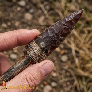 Handcrafted Pre Historical Flint Stone Arrowhead
