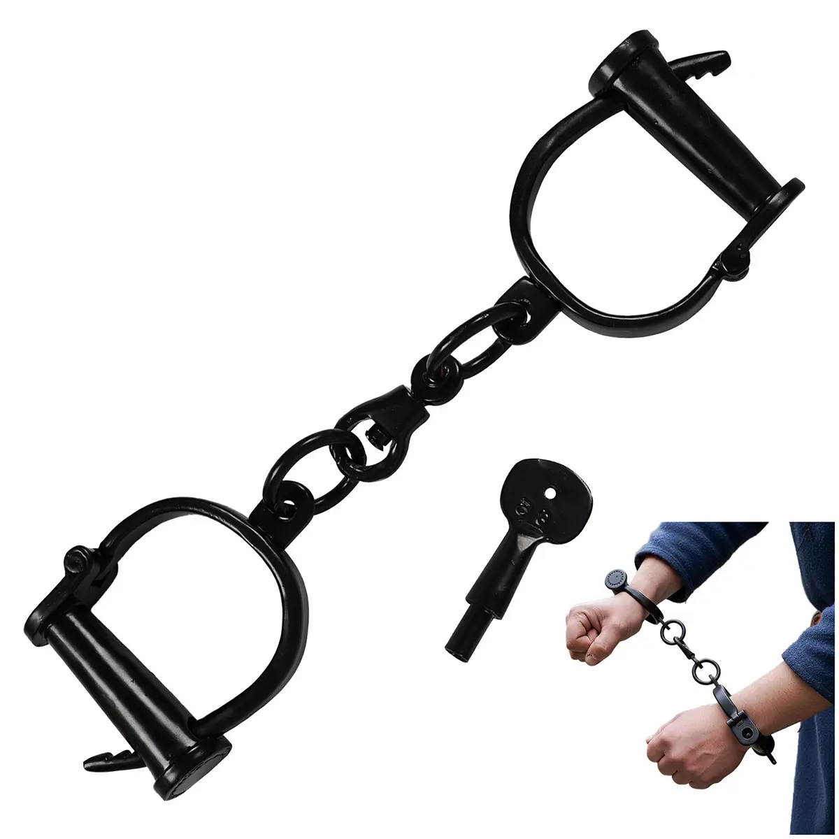 Adjustable Shackles Medieval Handcuffs Dungeon Style Adjustable Shackles Medieval Handcuffs Dungeon Style - Image 4