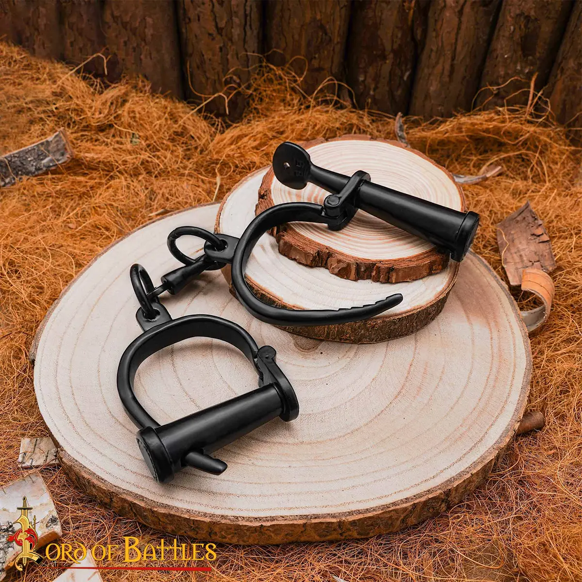 Adjustable Shackles Medieval Handcuffs Dungeon Style Adjustable Shackles Medieval Handcuffs Dungeon Style - Image 6