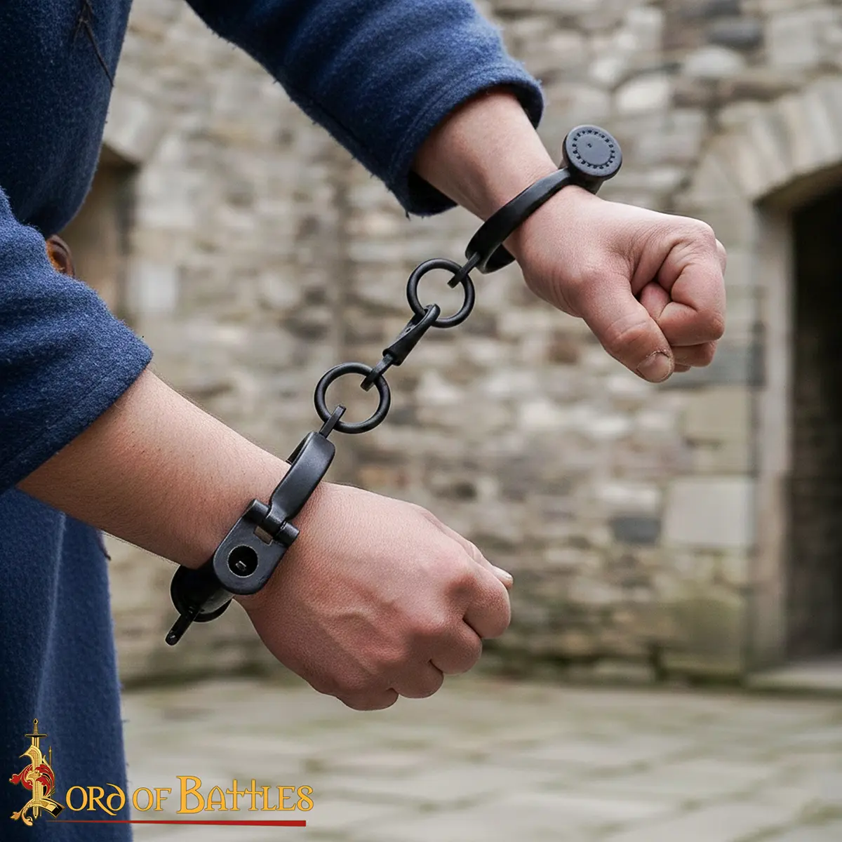 Adjustable Shackles Medieval Handcuffs Dungeon Style Adjustable Shackles Medieval Handcuffs Dungeon Style - Image 2