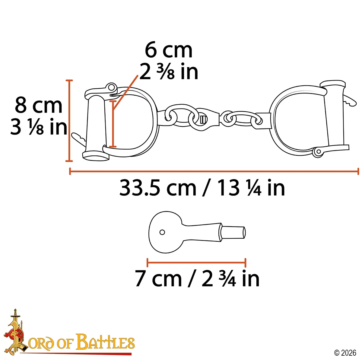 Adjustable Shackles Medieval Handcuffs Dungeon Style Adjustable Shackles Medieval Handcuffs Dungeon Style - Image 3