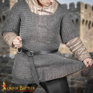 Chainmail Shirt Half Sleeve Aluminium - 14 Gauge Armour