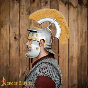Roman Gallic Legionary's Decorative Steel Helmet