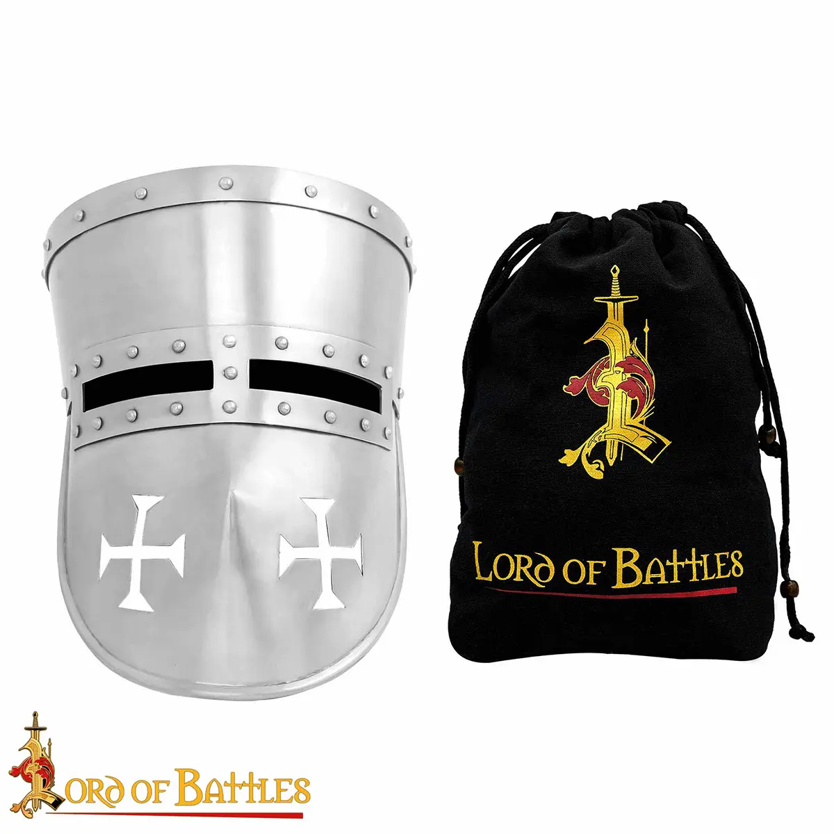 12th Century Knights Templar Crusader Helmet 12th Century Knights Templar Crusader Helmet - Image 5