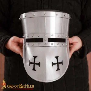 12th Century Knights Templar Crusader Helmet