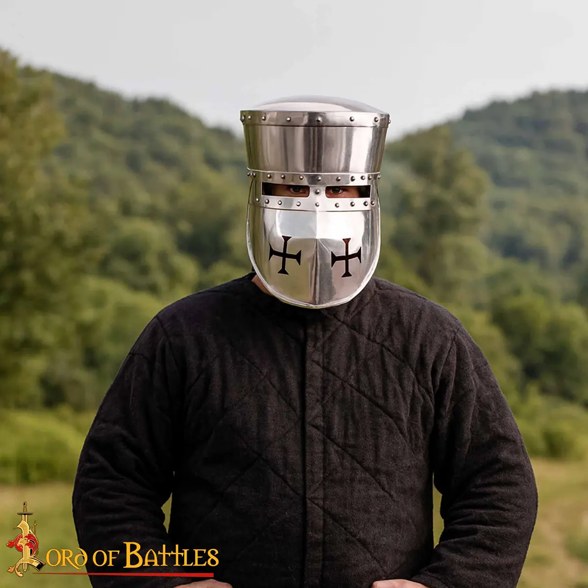 12th Century Knights Templar Crusader Helmet 12th Century Knights Templar Crusader Helmet - Image 2