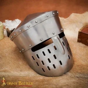 Crusader Knight Steel Helmet