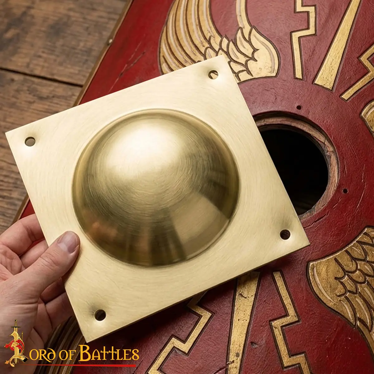 Square Roman Shield Boss Roman Shield Boss