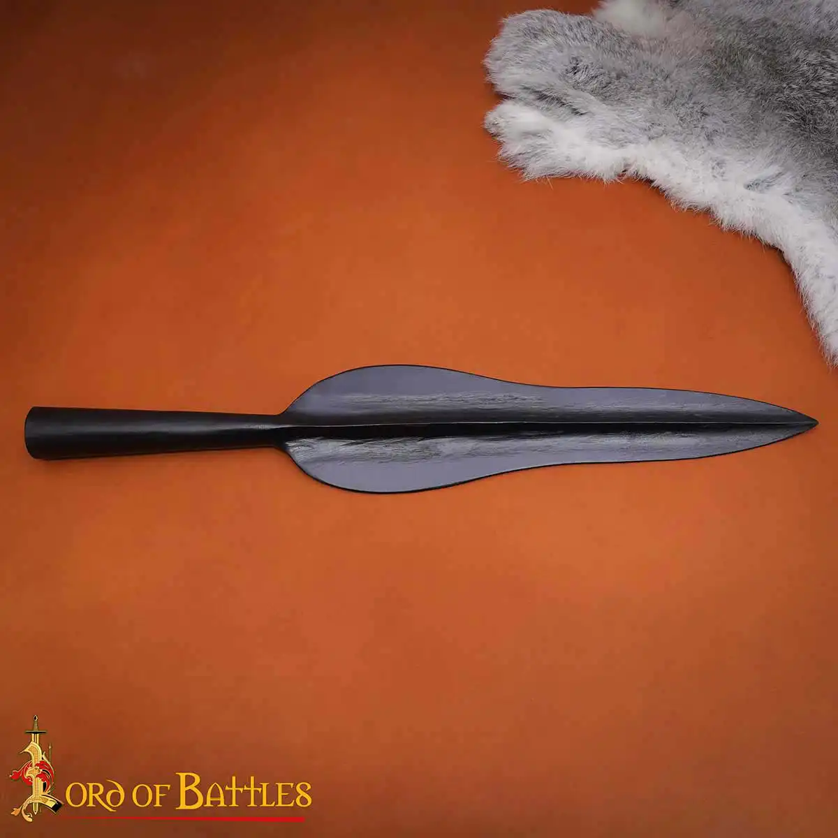 Hand-Forged Spearhead | Iron Leaf Blade With Conical Socket Hand-Forged Spearhead | Iron Leaf Blade With Conical Socket - Image 7