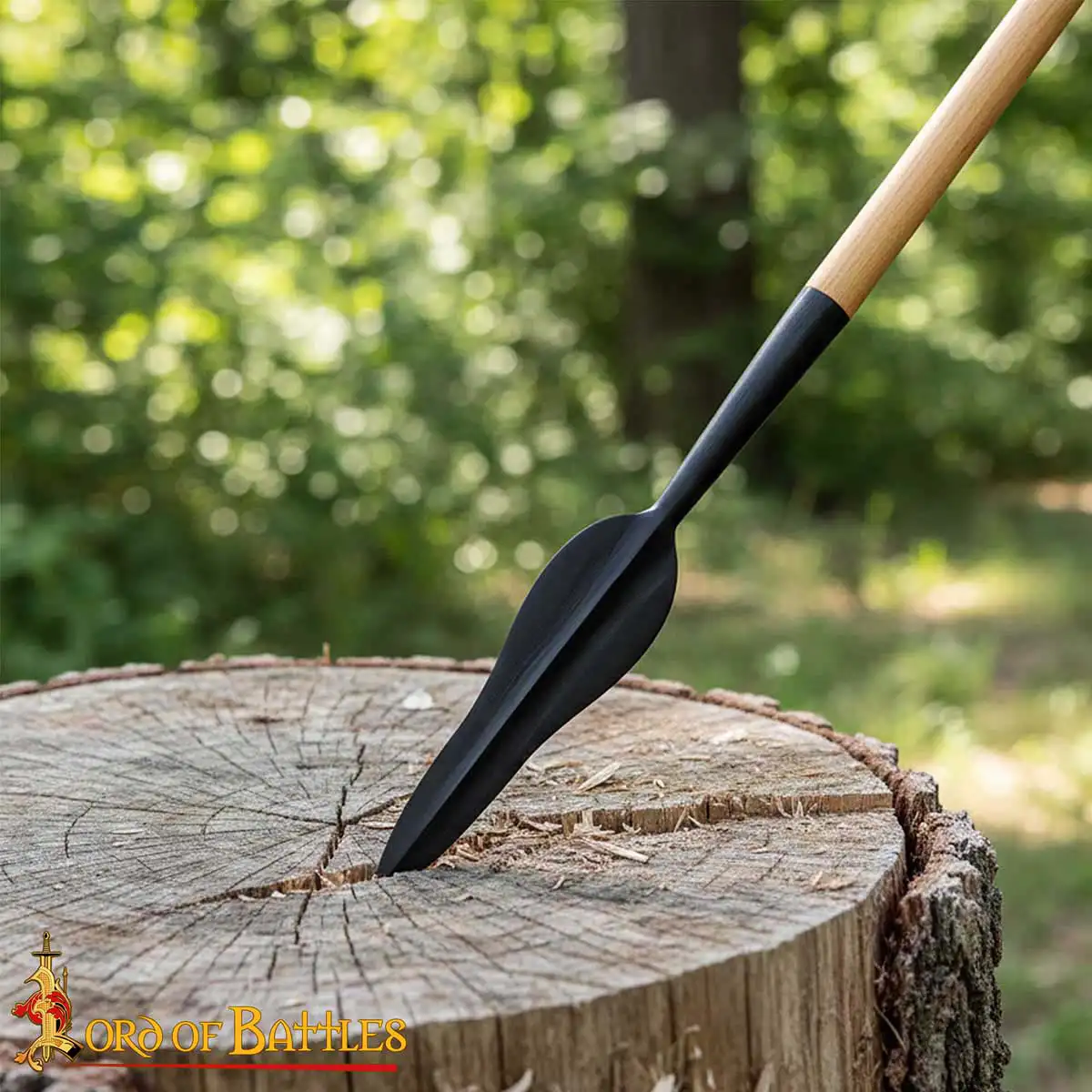 Hand-Forged Spearhead | Iron Leaf Blade With Conical Socket Hand-Forged Spearhead | Iron Leaf Blade With Conical Socket - Image 5