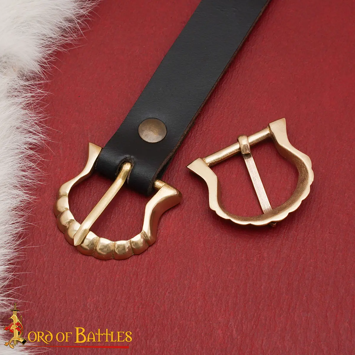 Medieval Brass Buckle - Image 2