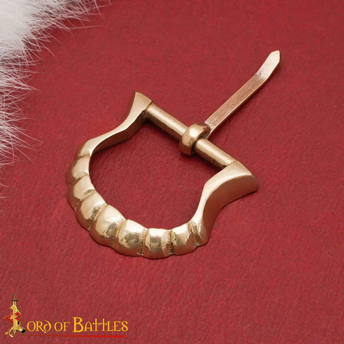Medieval Brass Buckle - Image 7