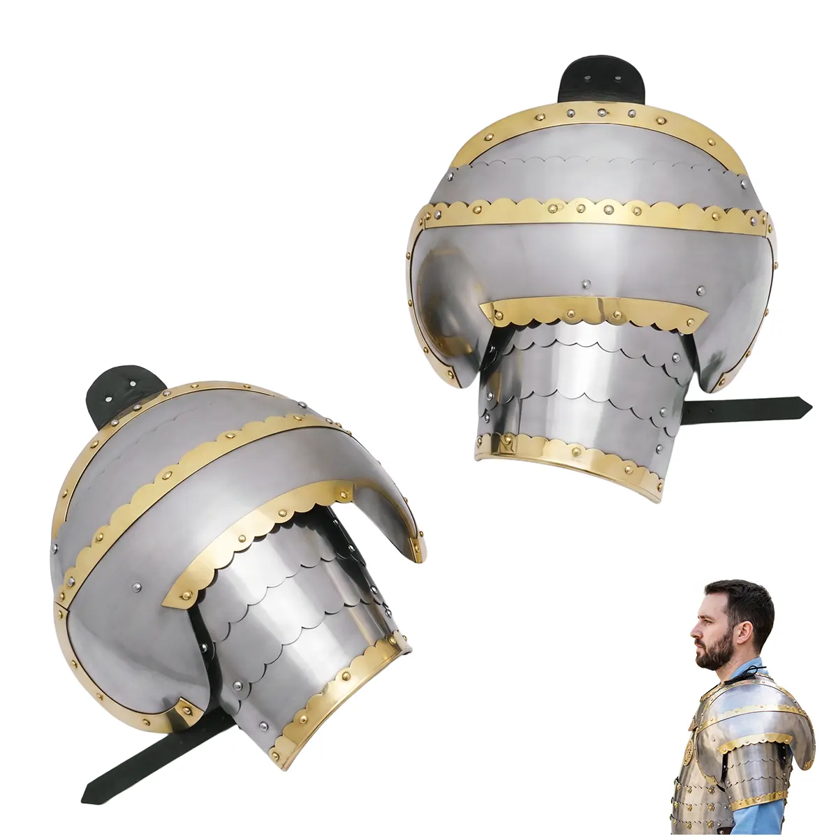 Polish Hussar Armor Pauldrons - Image 3